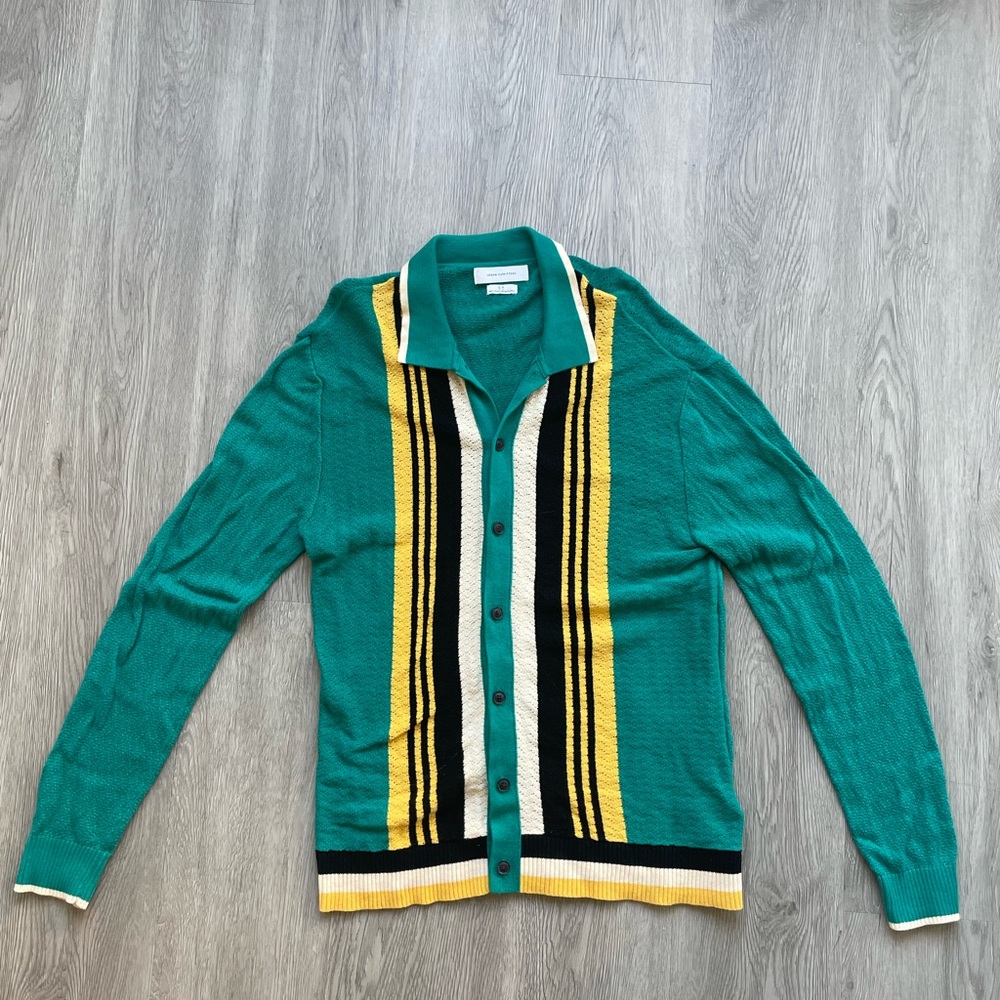 Urban Outfitters Green Cardigan Sweater Men Size Small